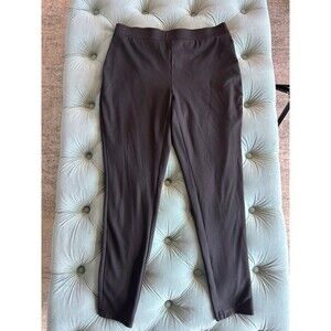 Chico’s Women’s Pull On Elastic Waistband Solid  Dress Casual Business Pant